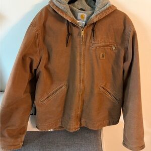 Carhartt Womens Tan Hooded Jacket